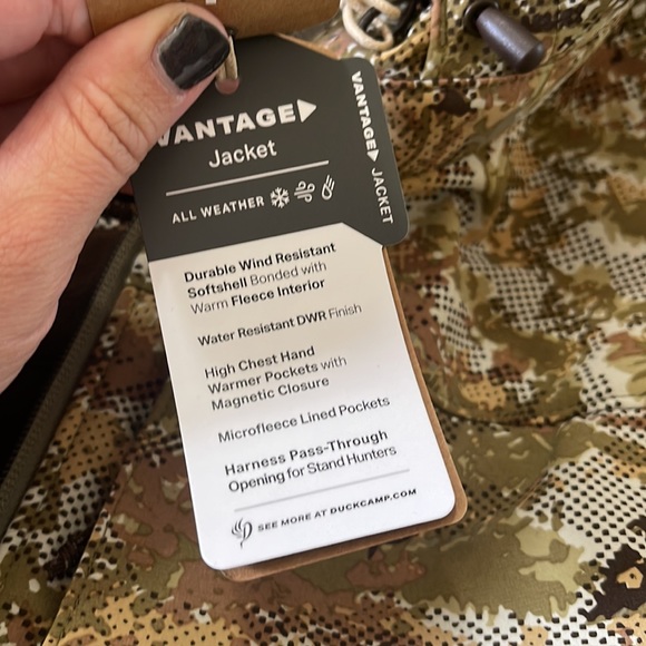 NEW Duck Camp Midland Camo Vantage Jacket Men's Size X-Large NWT - Picture 11 of 11